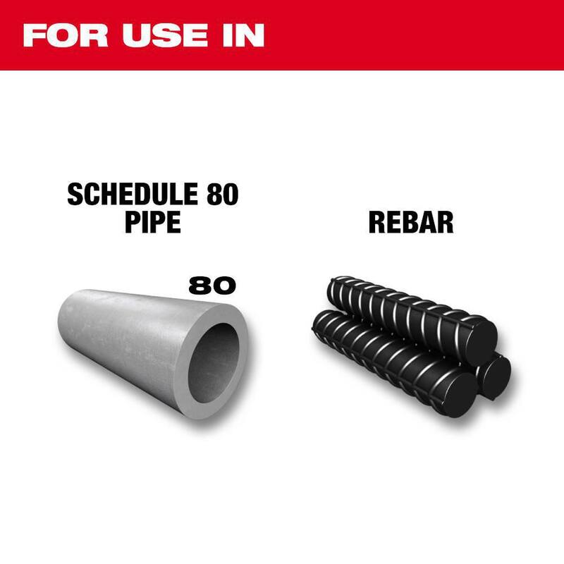 Hoja de sierra reciproca Milwaukee 6 pulgadas 10 TPI para corte de metal (paquete de 25) - 48-00-5092-25X
