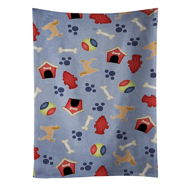 Carolines Treasures Afghan Hound Dog House Collection Kitchen Towel - BB3906KTWL