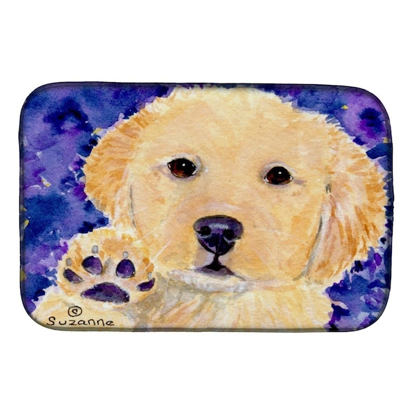 Carolines Treasures Golden Retriever Dish Drying Mat - SS8903DDM