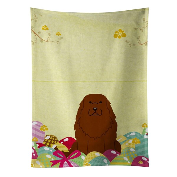 Carolines Treasures Easter Eggs Caucasian Shepherd Dog Kitchen Towel - BB6050KTWL