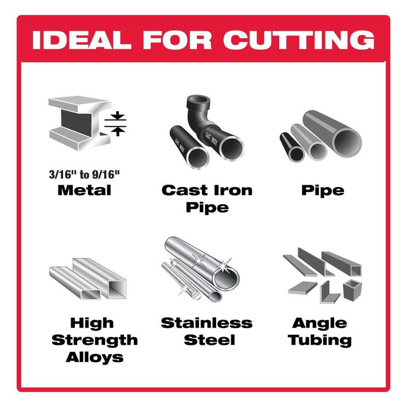 DIABLO 6 pulgadas 8 TPI Steel Demon AMPED Carbide Reciprocating Saw Blade para corte de metal grueso (paquete de 5) - DS0608CFA5GS