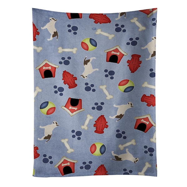 Carolines Treasures Bull Terrier Dog House Collection Kitchen Towel - BB3978KTWL