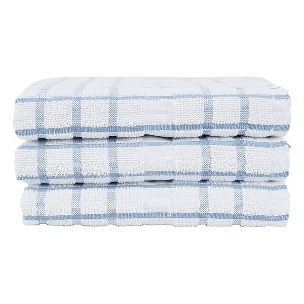 Martex Kitchen Towel, Blue, 25" L, 15" W, PK144 - 1C41655