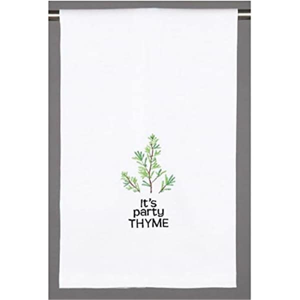 Tarifa 16 x 25 in. Party Thyme Kitchen Hand Towel, 4PK - TA3691728