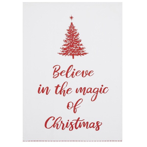 Tarifa 18 x 25 in. Magic of Christmas Kitchen Towel, 4PK - TA3673684