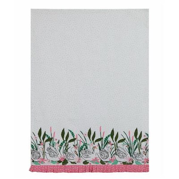 Peking Handicraft 18 x 25 in. Swan Lake Kitchen Towel, 4PK - 04IP83C