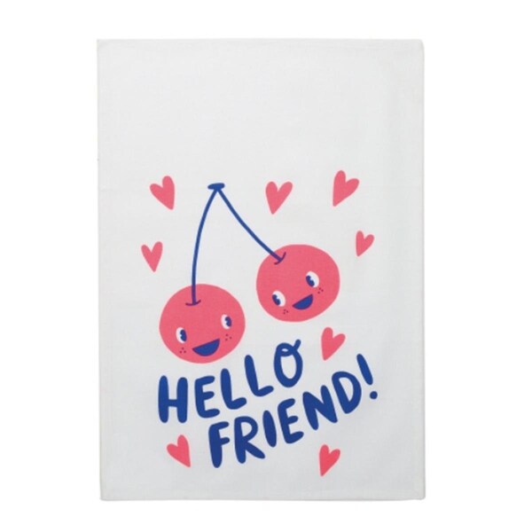 Peking Handicraft 18 x 25 in. Cherries Kitchen Towel, 2PK - 04HLL25C