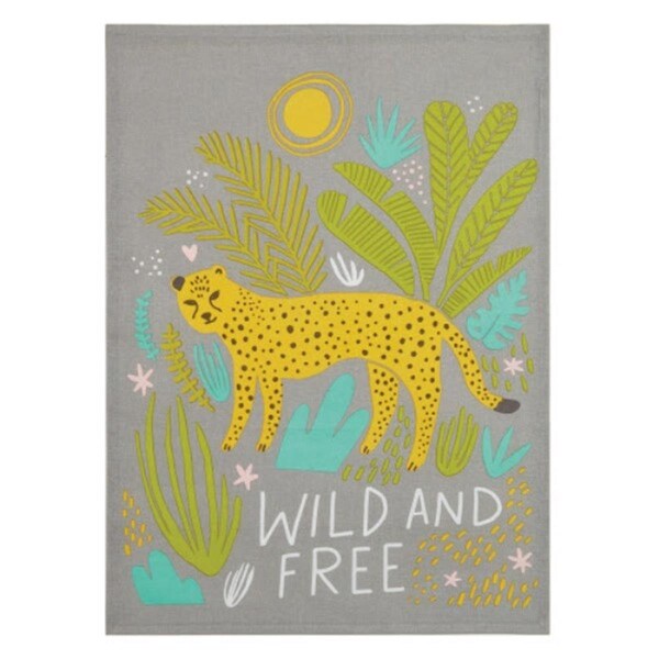Tarifa 18 x 25 in. Wild & Free Kitchen Towel, 2PK - TA3686226