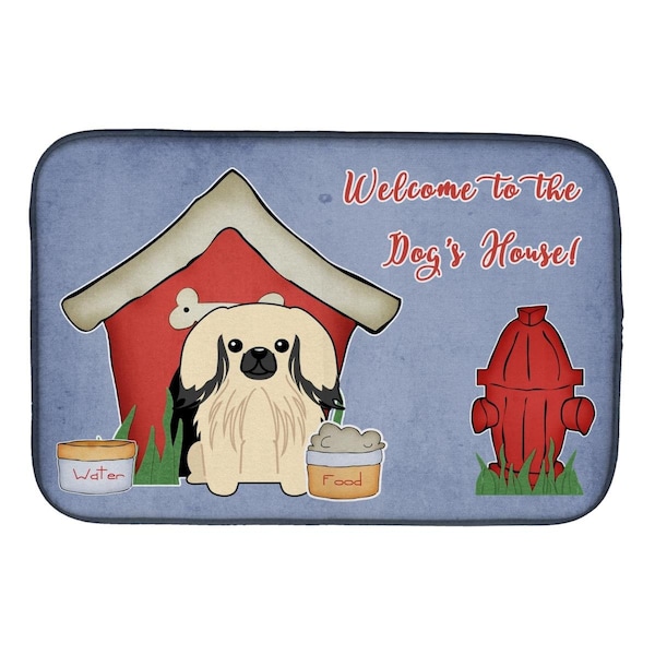 Carolines Treasures Dog House Collection Pekingnese Cream Dish Drying Mat - BB2860DDM