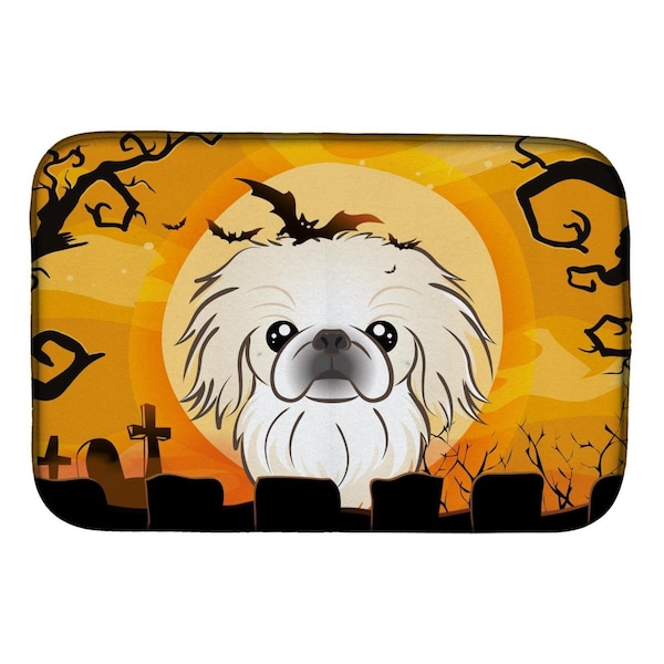 Carolines Treasures Halloween Pekingese Dish Drying Mat - BB1779DDM