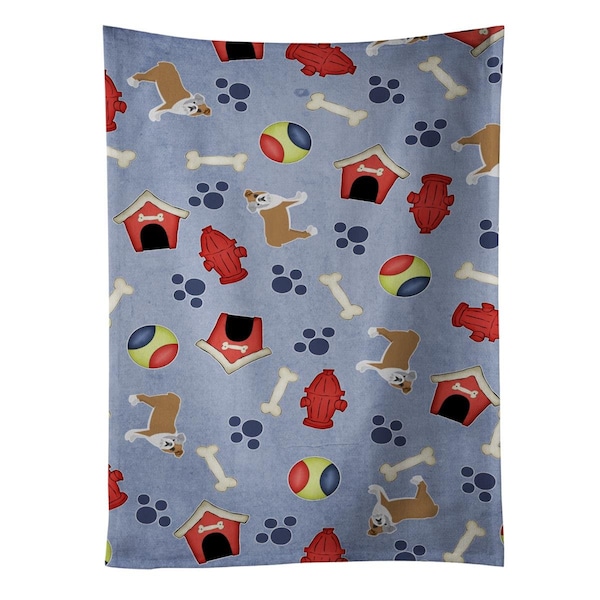 Carolines Treasures Dog House Collection English Bulldog Kitchen Towel - BB4055KTWL
