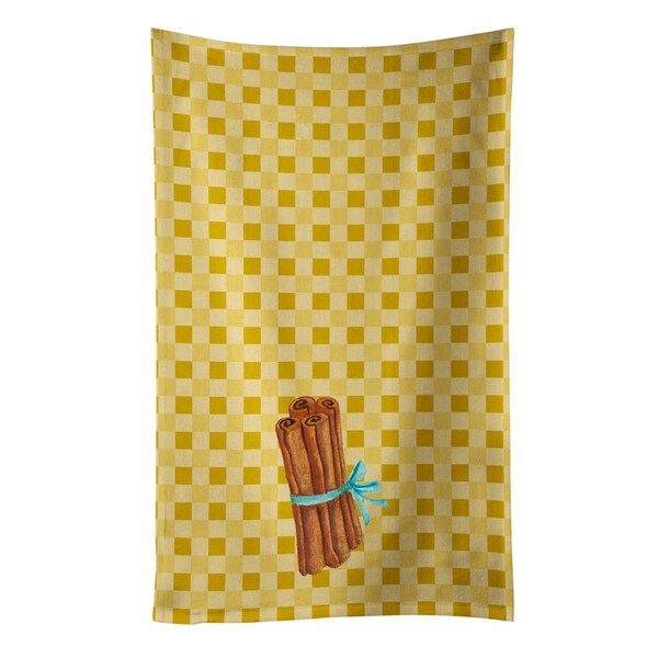 Carolines Treasures Cinnamon on Basketweave Kitchen Towel - BB7197KTWL