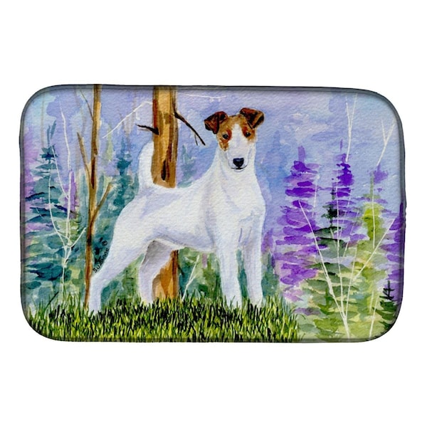 Carolines Treasures Jack Russell Terrier Dish Drying Mat - SS8637DDM