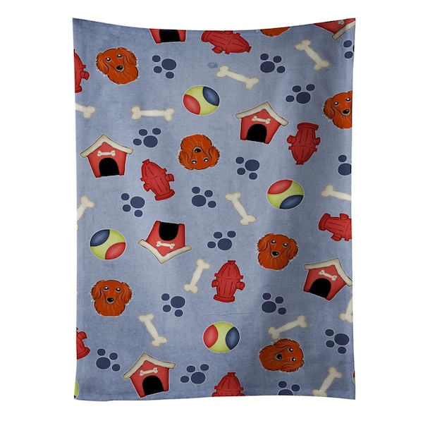 Carolines Treasures Dog House Collection Longhair Red Dachshund Kitchen Towel - BB3993KTWL