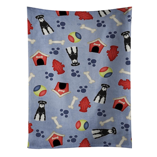 Carolines Treasures Dog House Collection Standard Schnauzer Salt & Pepper Kitchen Towel - BB2646KTWL
