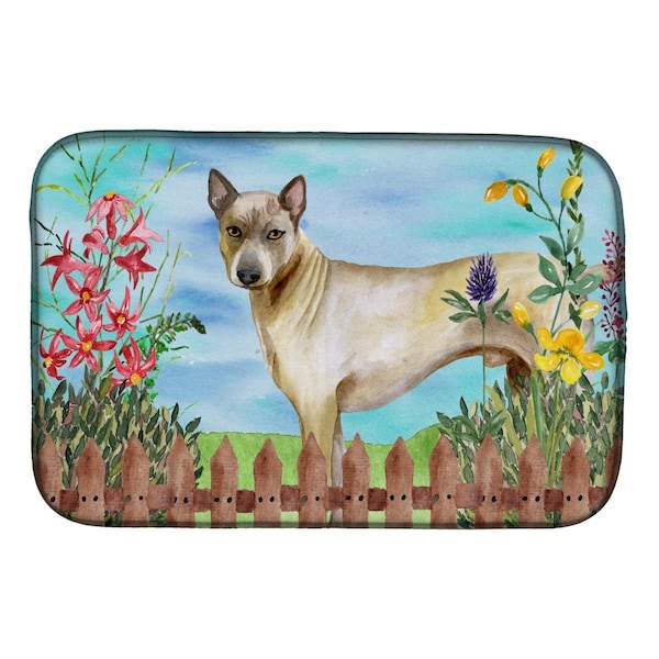 Carolines Treasures Thai Ridgeback Spring Dish Drying Mat - CK1242DDM
