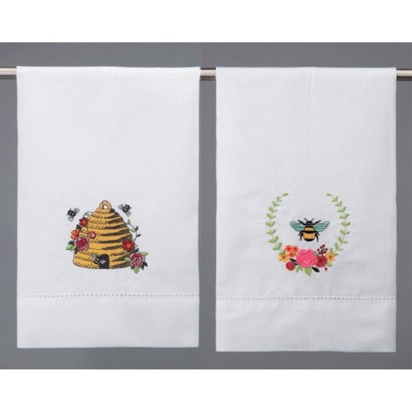 Tarifa 14 x 22 in. Secret Garden GT 2 Design Kitchen Towel, 8PK - TA3111933