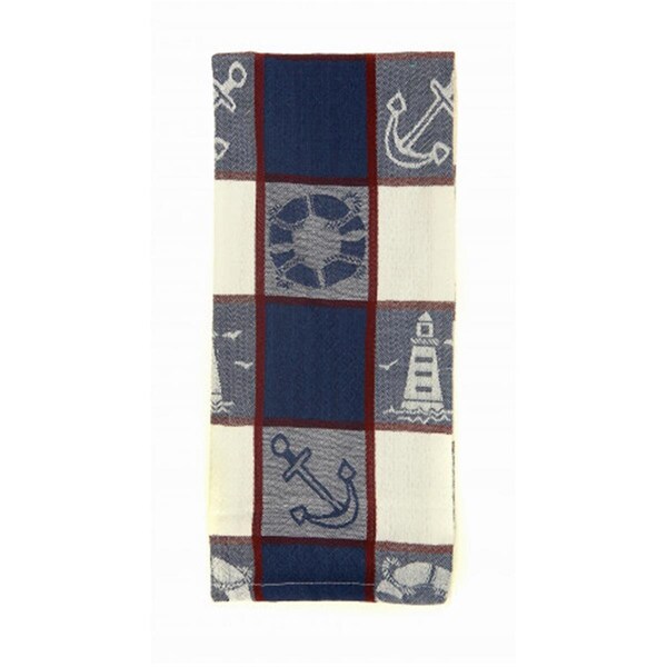 Mr. Mjs Trading AG-30232S-4 Tea Towels, Light House, 4PK - AG-30232S/4