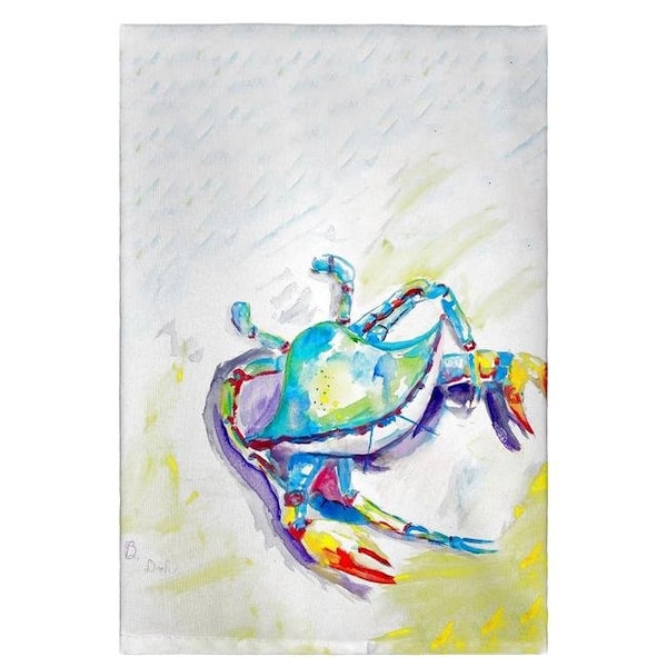 Betsy Drake Betsy Drake GT895 Reaching Crab Guest Towel - GT895