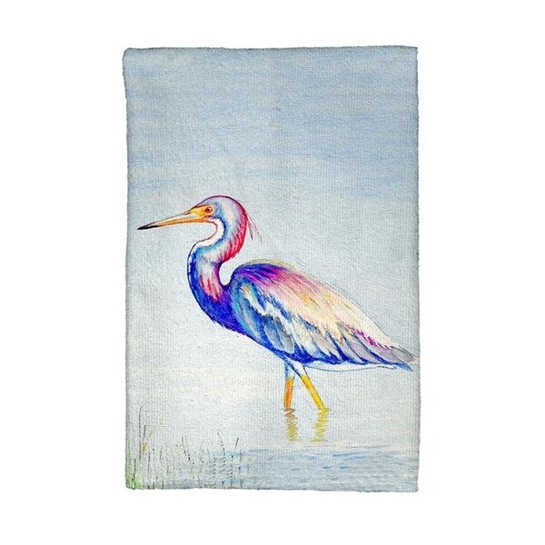 Betsy Drake Betsy Drake KT756 Tri-Colored Heron Kitchen Towel - KT756