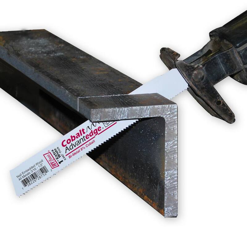 Ivy Classic 12 pulgadas 10 dientes por pulgada 1 pulgada de ancho hoja de sierra reciproca bimetálica corta metal (paquete de 5) - 28788