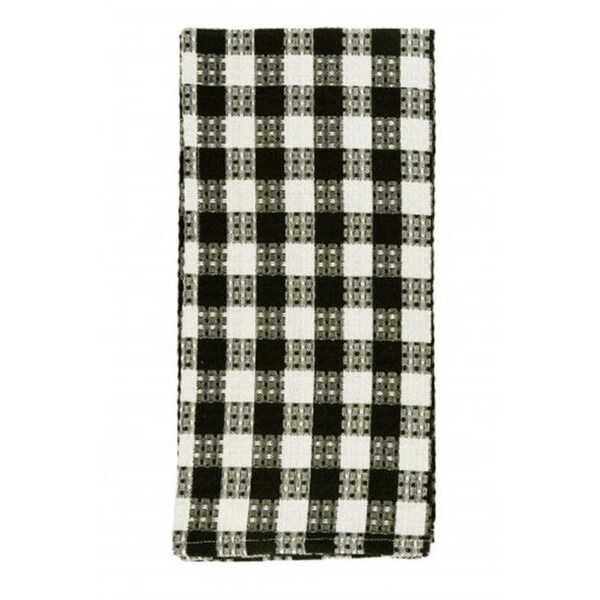 Mr. Mjs Trading Mr. MJs Trading AG-30292S-4 Tea Towels; Toro Black Check - Set of 4 - AG-30292S/4