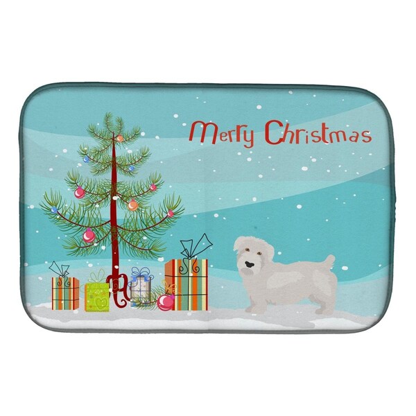 Carolines Treasures Glen of Imal Christmas Tree Dish Drying Mat - CK3457DDM