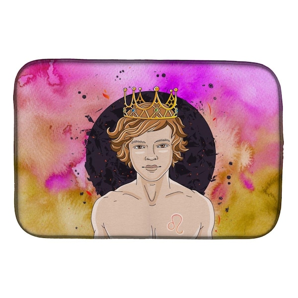 Carolines Treasures Leo Zodiac Sign Dish Drying Mat - BB7321DDM