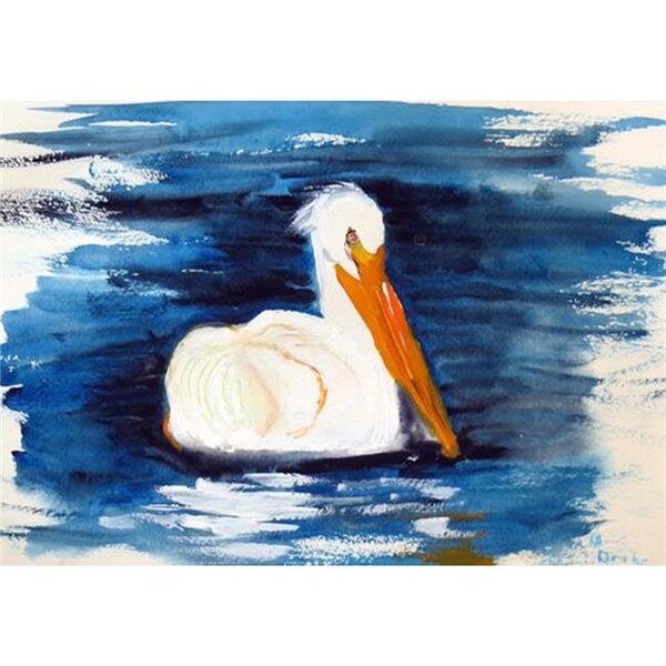 Betsy Drake Betsy Drake KT382 16 x 25 in. Spring Creek Pelican Kitchen Towel - KT382