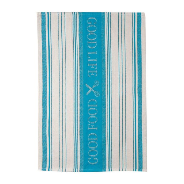 Kay Dee 18 x 28 in. Teal Cotton Tea Towel, 6PK - KA5546