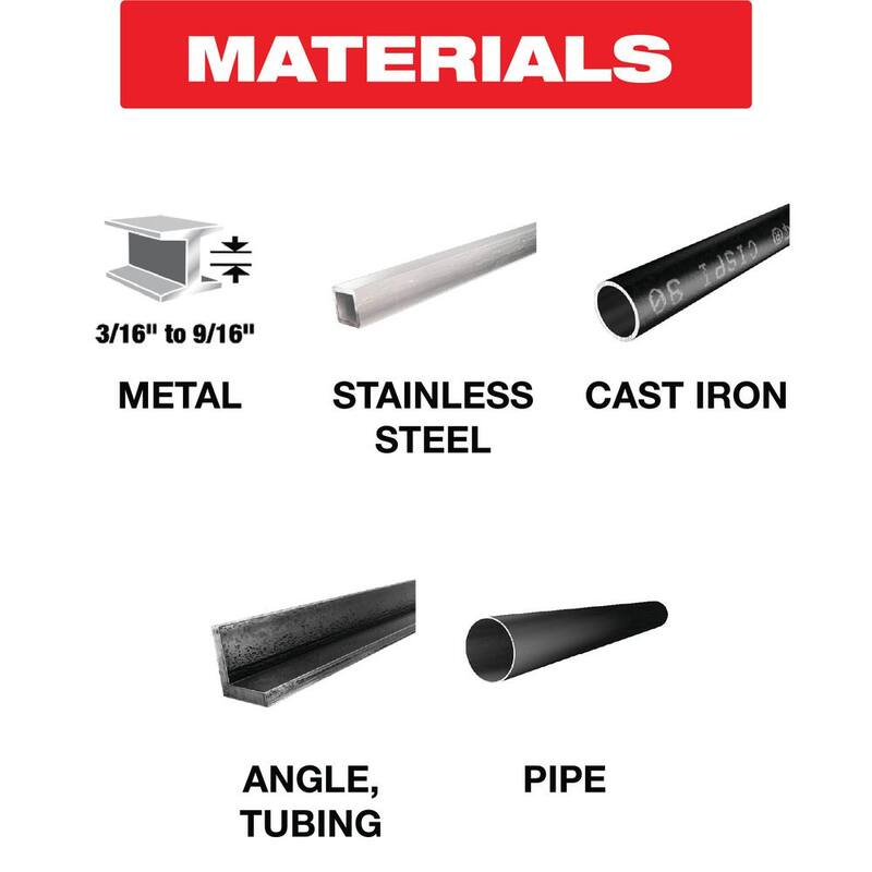 DIABLO 6 pulg. 8 TPI AMPED Steel Demon Carbide Teeth Reciprocating Saw Blades para Metal Grueso - DS0608CFA3