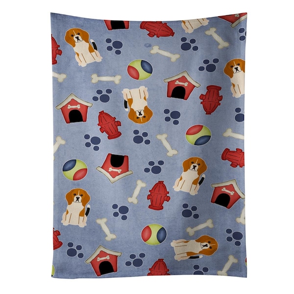 Carolines Treasures Dog House Collection Beagle Tricolor Kitchen Towel - BB2653KTWL