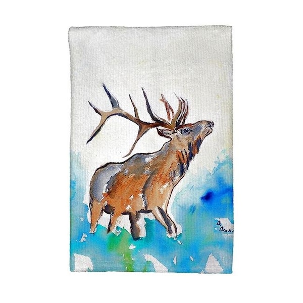 Betsy Drake Betsy Drake KT237 Elk Kitchen Towel - KT237