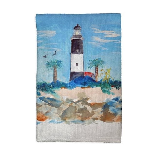 Betsy Drake Betsydrake KT1121 16 x 25 in. Tybee Lighthouse; GA Kitchen Towel - KT1121