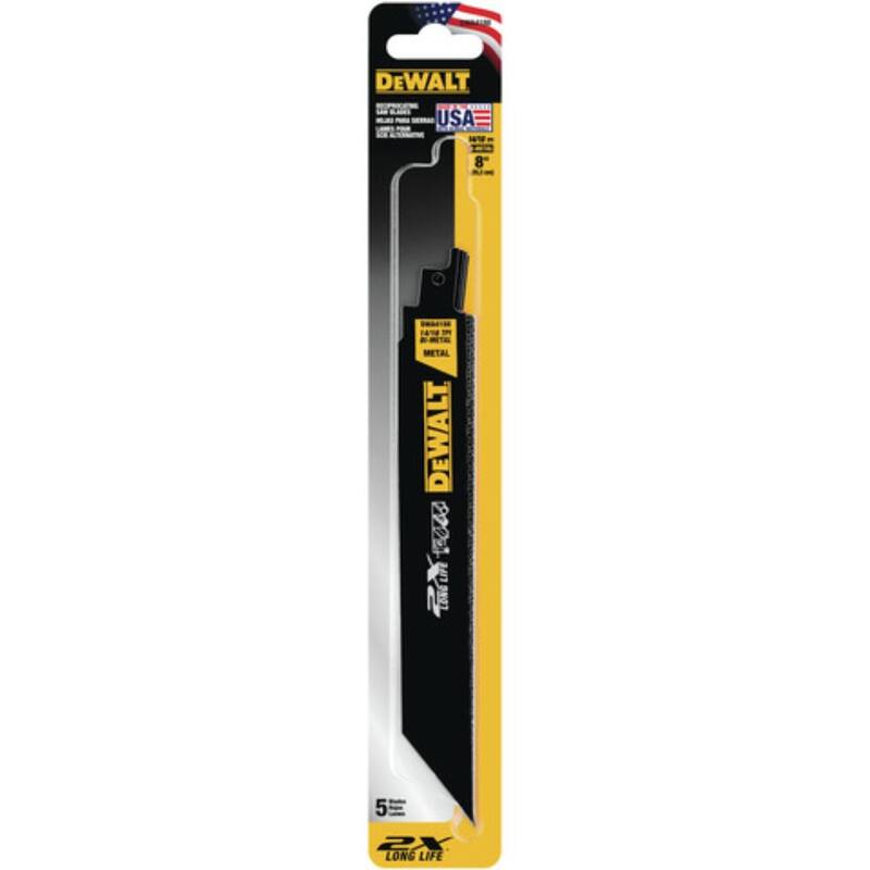 DEWALT Hoja de corte de metal premium de 8 pulgadas (5 por paquete) - DWA4188