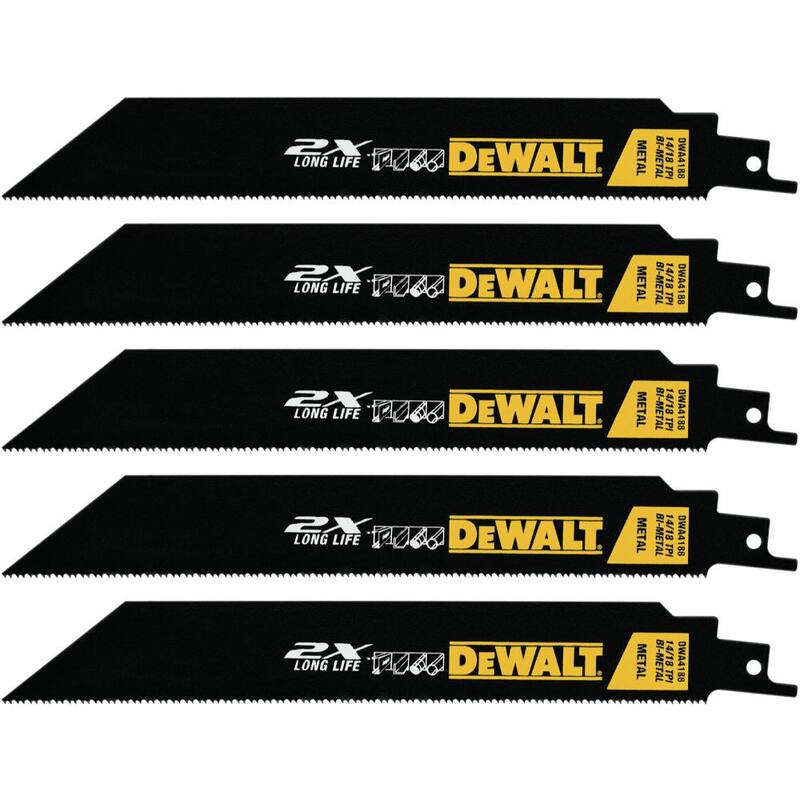 DEWALT Hoja de corte de metal premium de 8 pulgadas (5 por paquete) - DWA4188