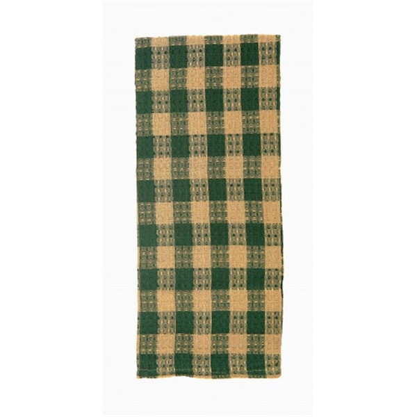 Mr. Mjs Trading AG-30252S-4 Tea Towels, Green Check, 4PK - AG-30252S/4