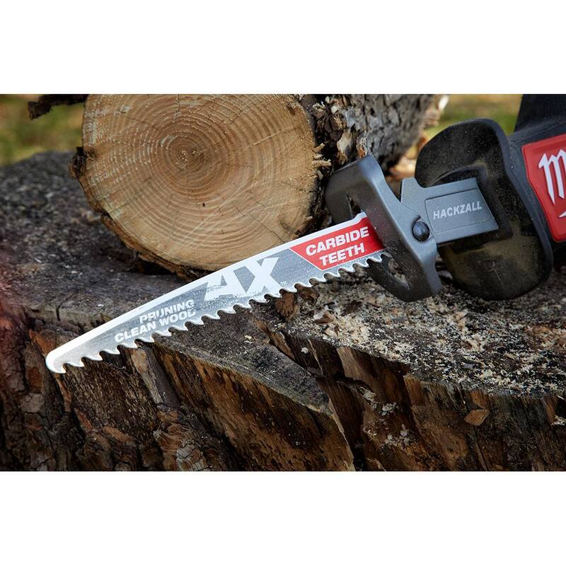 Milwaukee SAWZALL Juego de hojas de sierra de reciprocidad bimetálicas para corte de madera y metal con hoja de poda de carburo (22 piezas) - 49-22-1110H-49-22-1110H