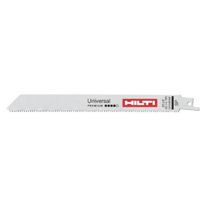 Hoja de sierra alternativa bimetálica multiusos Hilti de 6 pulgadas x 10 a 14 TPI (paquete de 35) - 2267009
