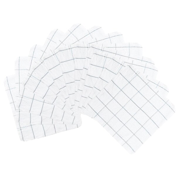 Monarch Brands Cooks Linen Dishcloths, 12in x 12in , Grey, 144PK - DISH-GREY-CS