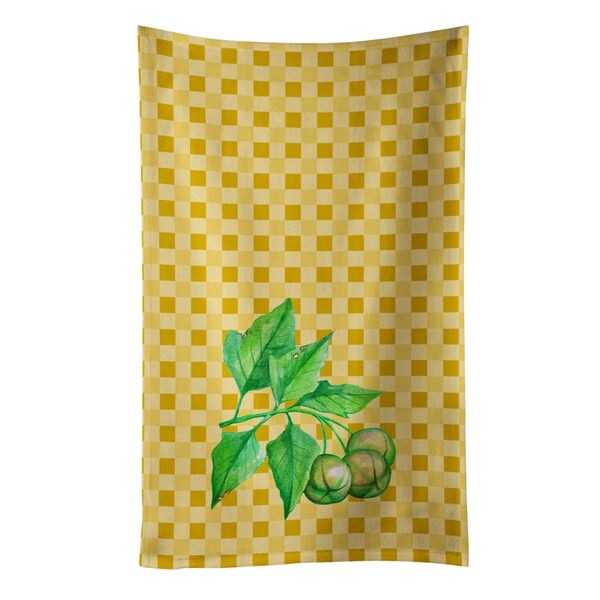 Carolines Treasures Candlenut on Basketweave Kitchen Towel - BB7188KTWL