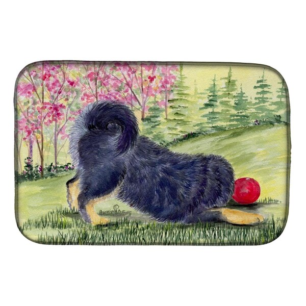 Carolines Treasures Tibetan Mastiff Dish Drying Mat - SS8612DDM
