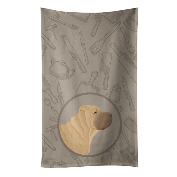 Carolines Treasures Shar Pei in the Kitchen Kitchen Towel - CK2209KTWL