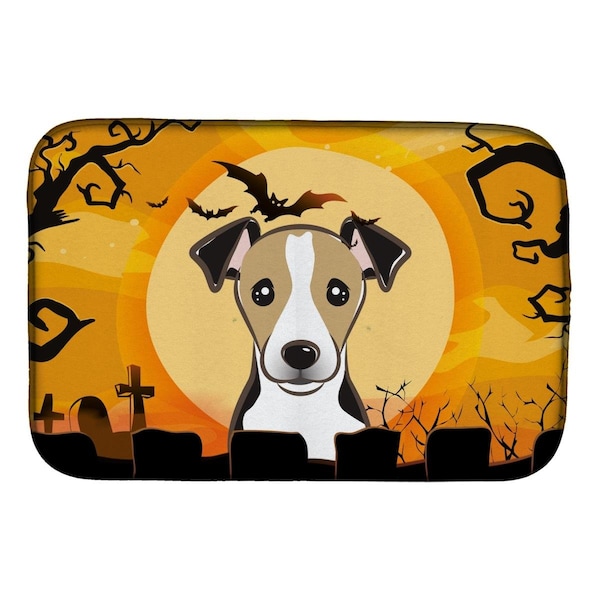 Carolines Treasures Halloween Jack Russell Terrier Dish Drying Mat - BB1819DDM