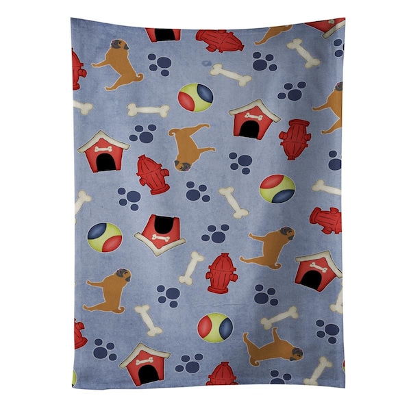 Carolines Treasures Pug Dog House Collection Kitchen Towel - BB3947KTWL