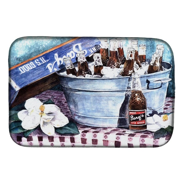 Carolines Treasures Barqs & old Washtub Dish Drying Mat - 1003DDM