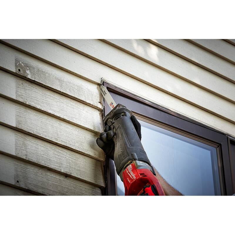 Milwaukee 9 pulgadas Hoja para sierra reciprocante para demolición Wrecker de corte multi-material (paquete de 10) - 48-00-5706-10X