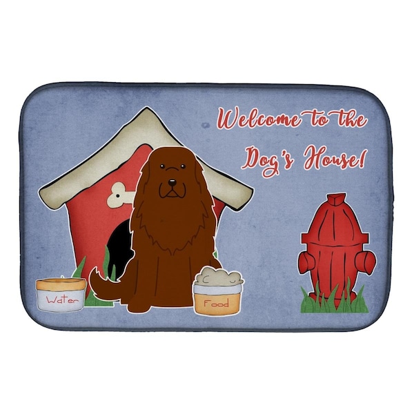 Carolines Treasures Dog House Collection Caucasian Shepherd Dog Dish Drying Mat - BB2804DDM