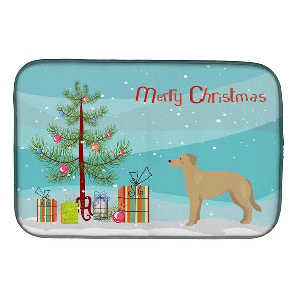 Carolines Treasures German Sheprador No.1 Christmas Tree Dish Drying Mat - CK3834DDM
