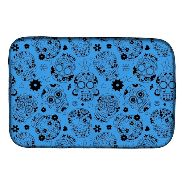 Carolines Treasures Day of the Dead Red Dish Drying Mat - BB5120DDM